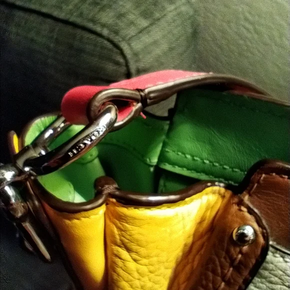 Coach Swagger 21 Rainbow Carryall Summer Shoulder Bags